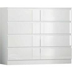 White Chest of Drawers Fwstyle Modern Chest of Drawer 120x97cm