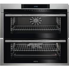 AEG Dual - Fan Assisted Ovens AEG DUE731110M Stainless Steel