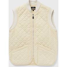 Beige Vests A.P.C. Silas sleeveless jacket