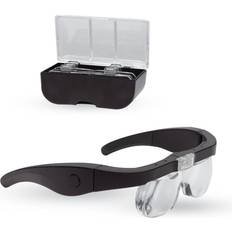 LightCraft Pro LED Magnifier Glasses with 4 Lenses