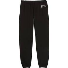 PINK Everyday Fleece Classic Sweatpants - Pure Black