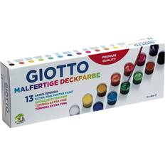 Black School Glue Giotto Schulmalfarben farbsortiert 13x 18,0 ml