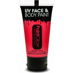 Smiffys Red Neon UV 50ml Face & Body Paint