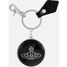 Vivienne Westwood Crocodile Thin Line Orb Keyring Black