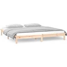 vidaXL LED Bed Frame 4FT 131.5x202cm