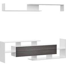 Shelves TV Benches Homcom Modern TV Bench 153.6x42cm