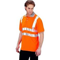 Click Beeswift B-Seen Hi-Vis Work Polo Orange