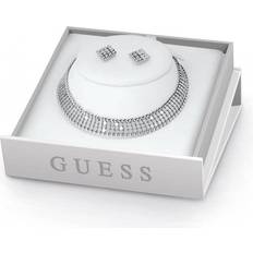 Guess Jewellery Sets Guess Ladies Silver Plated Midnight Glam Box Set