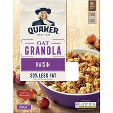 Quaker Oat Granola Raisin 500g 1pack