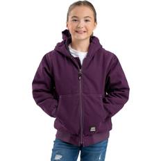 Berne Youth Softstone Modern Hooded Jacket, Regular, Plum