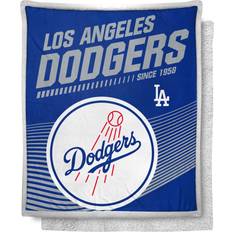 Northwest 1MLB-19201-0015-RET x in. Los Angeles Dodgers Mink Sherpa Throw Blanket