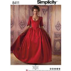 Simplicity Women's Costume Dress Sewing Pattern, 8411