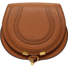 Chloé Marcie Small Saddle Bag - Tan