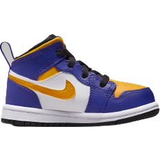 Nike Air Jordan 1 Mid Lakers TD - Dark Concord/White/Black/Taxi