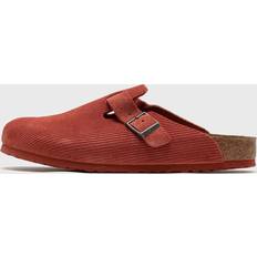 Men - Red Outdoor Slippers Birkenstock Boston VL clogs corduroy_sienna_red