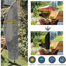 Kinzo Premium Banana Umbrella Cantilever Parasol Cover Garden