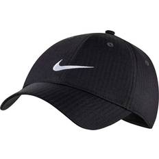 Nike Dri-FIT Club Structured Swoosh Cap - Black/White