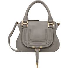 Chloé Marcie Small Double Carry Bag - Cashmere Grey