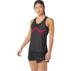 Asics Ventilate Actibreeze Graphic Sleeveless T-shirt Black Woman