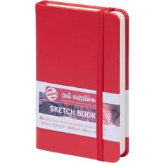 Red Sketch & Drawing Pads Talens Art Creation Sketchbook Red 9x14cm 140g 80 sheets