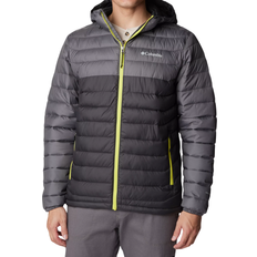 Columbia Men’s Powder Lite Hooded Insulated Jacket - Shark/City Grey