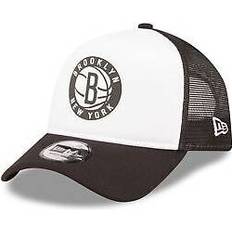 New Era Nba Brooklyn Trucker Cap, White