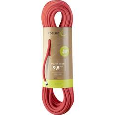 Edelrid Eagle Light Eco Dry 9.5mm Climbing Rope Neon Coral 60m 713410606430