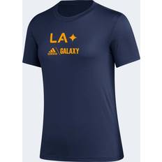 Adidas 2023 LA Galaxy Women's Pre-Game Tee Navy-Team Gold