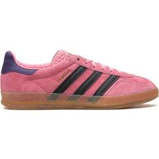 Pink - Women Trainers Adidas Gazelle Indoor W - Bliss Pink/Core Black/Collegiate Purple