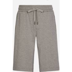 Dolce & Gabbana Jersey jogging shorts with logo tag