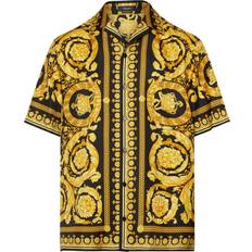 Silk Shirts Versace Barocco Silk Shirt - Gold