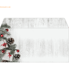 Sigel 50 Weihnachtsbriefumschläge Scandinavian Christmas DIN lang ohne Fenster