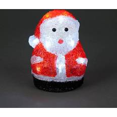 SnowTime 19cm Acrylic Sitting Santa Christmas Lamp