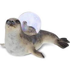Brown Globes CoTa Seal Snow Figurine Sparkling