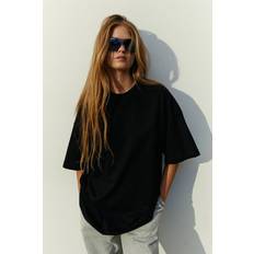 H&M T-shirts & Tank Tops H&M Ladies Black Oversized T-shirt