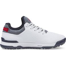 46 ½ - Women Golf Shoes Puma ProAdapt Alphacat W - White/Navy Blazer/High Risk Red