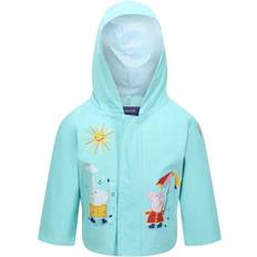 Regatta Peppa Pig Waterproof Summer Jacket - Aruba Blue (RKW282-1J9)