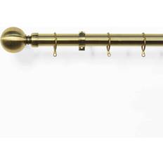 Brass Curtain Rods K Kestrel Palermo Ball Finial 210cm