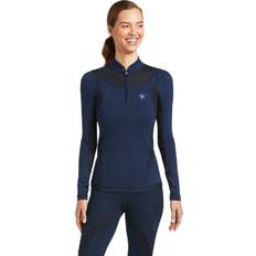 Blue - Women Base Layer Tops Ariat Ascent Women's Baselayer DB/AB 00L unisex