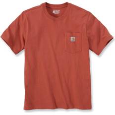 Carhartt T-shirts Carhartt k87 pocket s/s t-shirt terracotta