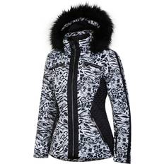 Dare 2b Julien Macdonald Women's Mastery Ski Jacket - White/Animal Print