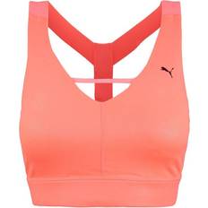 Puma Dry Cell Impact Pearl Bra Womens Training Peach Crop Top 519563 04