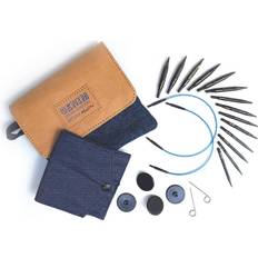 Knitpro Indigo Wood Mini Interchangeable Needle Set 50mm