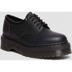 Dr. Martens Men's Vegan 8053 Quad Mono Leather Shoes in Black