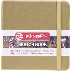 Talens Art Creation Sketchbook White Gold 12x12cm 140g 80 sheets