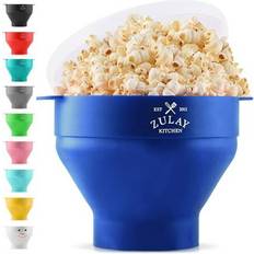 Zulay Kitchen Large Maker Free Silicone Popcorn Popper Collapsible