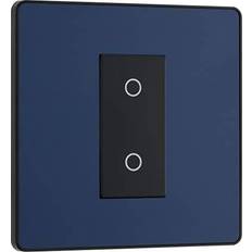 BG Evolve Single Touch Dimmer Switch, 2-Way Secondary, 200W, Matt Blue