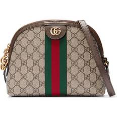 Gucci Ophidia Gg Supreme Shoulder Bag - Beige/Ebony