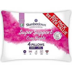 Polyester Pillows Slumberdown Cosy Nights Super Support Firm Support Sleeper Ergonomic Pillow