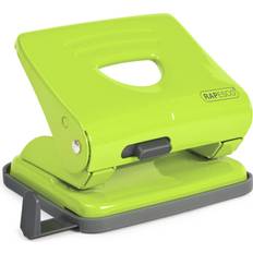 Green Hole Punchers Rapesco 825 2 hole punch metal